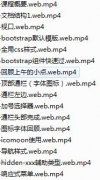 移动网站web开发